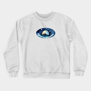 Night sky by nature Crewneck Sweatshirt